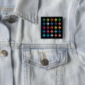 Glänzende Pfeile Set Lebendige Richtungspfeile Button (Beispiel)