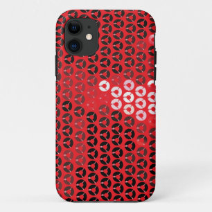 glänzende rote Sequenzen Case-Mate iPhone Hülle