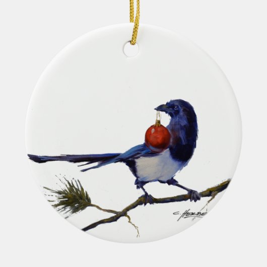 Glänzende Sachen Keramik Ornament (Vorne)