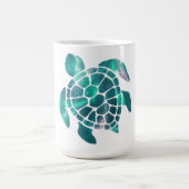 Glänzende Schildkröte  Kaffeetasse (Mittel)
