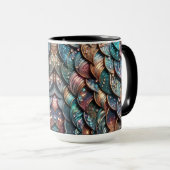 Glänzende Schuppen Tasse (VorderseiteRechts)