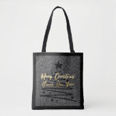 Glänzende schwarze Tasche (Vorderseite)