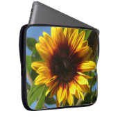 Glänzende Sonnenblume-Laptop-Hülse Laptopschutzhülle (Vorne Rechts)