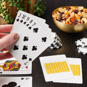 Glänzende Stapel Goldmünzen Spielkarten