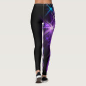 Glänzende Sterne Leggings (Rückseite)