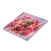 Glänzende Teddy-Liebe-Fliese 💖Keramikfliese Fliese (Seite)
