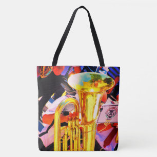 Glänzende Tenor-Tuba-Messing-Marschmusik Tasche
