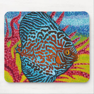 Glänzende tropische Fische II Mousepad