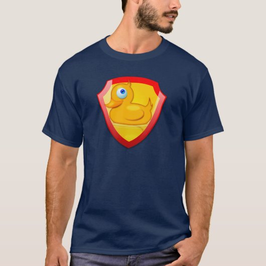 Glänzende Verteidiger-Ente T-Shirt (Vorderseite)