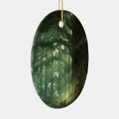 Glänzende Waldverzierung Keramik Ornament (Rechts)