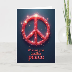 Glänzende Weihnachtskarte Karte