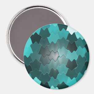 Glänzende Wellen im Meer.... Magnet