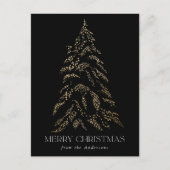 Glanzende Winterpine Frohe Weihnachten - Non-Foto (Vorderseite)