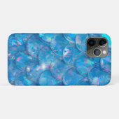 Glänzender blauer Meerjungfrau-Print Case-Mate iPhone Hülle (Rückseite (Horizontal))