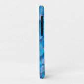 Glänzender blauer Meerjungfrau-Print Case-Mate iPhone Hülle (Hinten/Links)