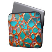 glänzender Diamantenweg Laptopschutzhülle (Vorderseite Links)