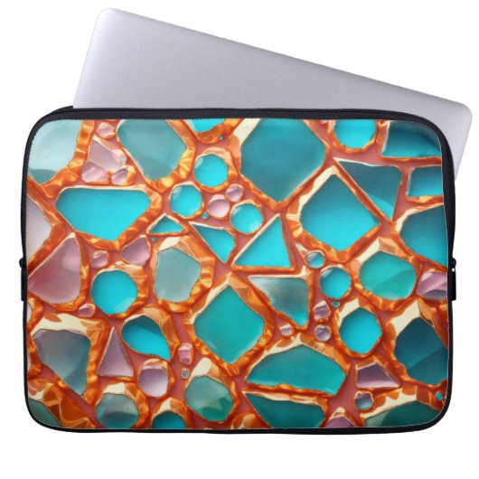 glänzender Diamantenweg Laptopschutzhülle (Vorderseite)