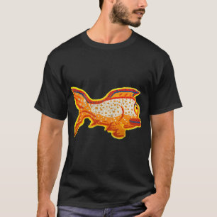 Glänzender Fisch (Farbstift auf Leinwand) T-Shirt