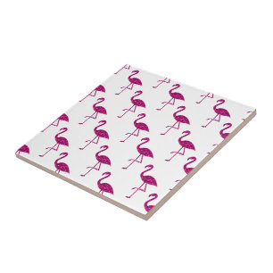 Glänzender Flamingo Rosa Glitter Funkeln Muster Fliese