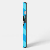 Glänzender Fußball iPhone Hülle (Linke Seite)