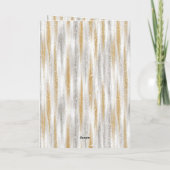 Glänzender Gold Silber Sterne Cupcake Geburtstag Karte (Rückseite)