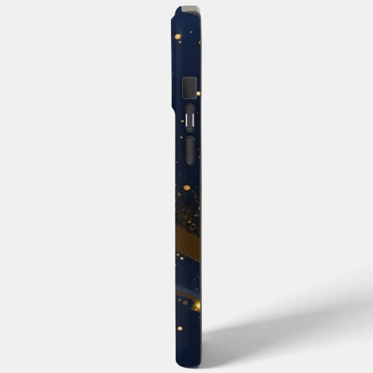 glänzender goldener Luxus Mousepad Case-Mate iPhone Hülle (Rückseite / Links)