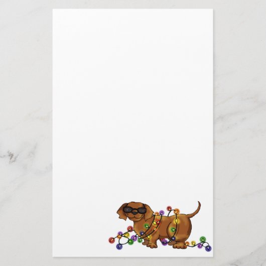 Glänzender Hund Briefpapier (Vorderseite)