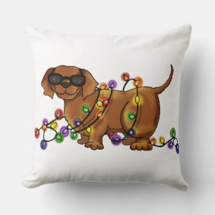 Glänzender Hund Kissen
