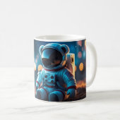 Glänzender Kosmischer Teddy  Kaffeetasse (VorderseiteRechts)