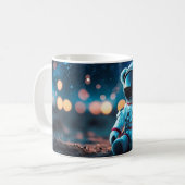 Glänzender Kosmischer Teddy  Kaffeetasse (Vorderseite Links)