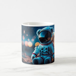 Glänzender Kosmischer Teddy Kaffeetasse