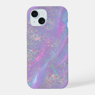 Glänzender Kristall-Organza iPhone 15 Hülle