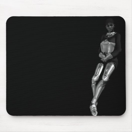 glänzender Ritter Mousepad (Vorne)