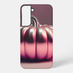 Glänzender rosa Kürbis Samsung Galaxy Hülle