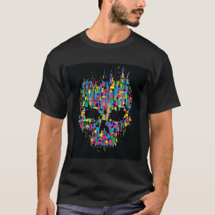 glänzender Schädel T-Shirt