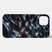 Glänzender schwarzer Chrome-Flüssigkeitshandykoffe Case-Mate iPhone Hülle (Rückseite (Horizontal))
