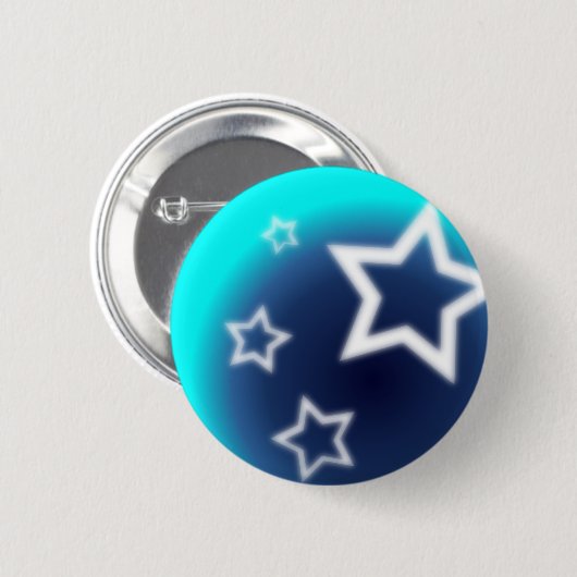 Glänzender Stern Button (Vorne & Hinten)