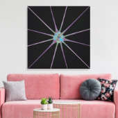 Glänzender Stern Leinwanddruck (Insitu (Wohnzimmer))