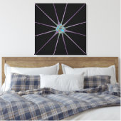 Glänzender Stern Leinwanddruck (Insitu (Schlafzimmer))