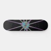 Glänzender Stern Skateboard (Horizontal)
