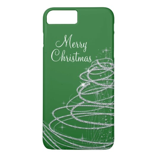 Glänzender Weihnachtsbaum Case-Mate iPhone Hülle (Rückseite)