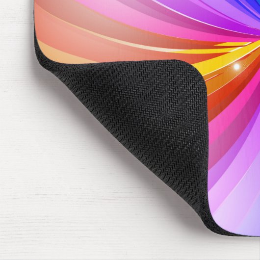 Glänzender Wirbel der Farbe Mousepad (Ecke)