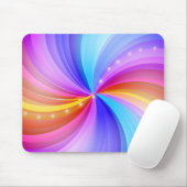 Glänzender Wirbel der Farbe Mousepad (Mit Mouse)