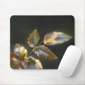 glänzendes Blätter Mousepad (Mit Mouse)