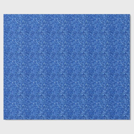 Glänzendes blaues Hintergrundmuster Geschenkpapier (Flach)