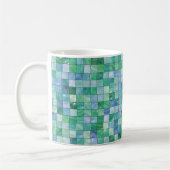 Glänzendes blaues kaffeetasse (Links)