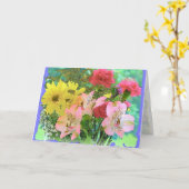 Glänzendes Bündel Karte (Gelbe Blume)