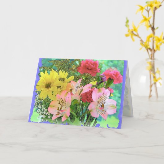 Glänzendes Bündel Karte (Gelbe Blume)