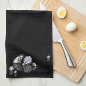 Glänzendes Diamant-Kleeblatt - Küchen-Tuch Geschirrtuch (Viertel Falte)