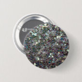 Glänzendes farbenfrohes Silbermosaik Button (Vorne & Hinten)